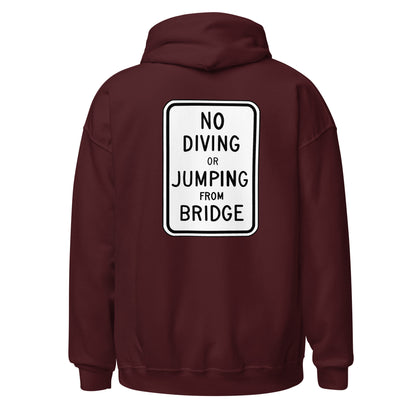 "No Diving or Jumping" Hoodie