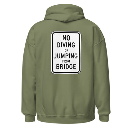 "No Diving or Jumping" Hoodie