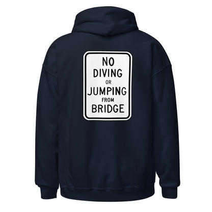 "No Diving or Jumping" Hoodie