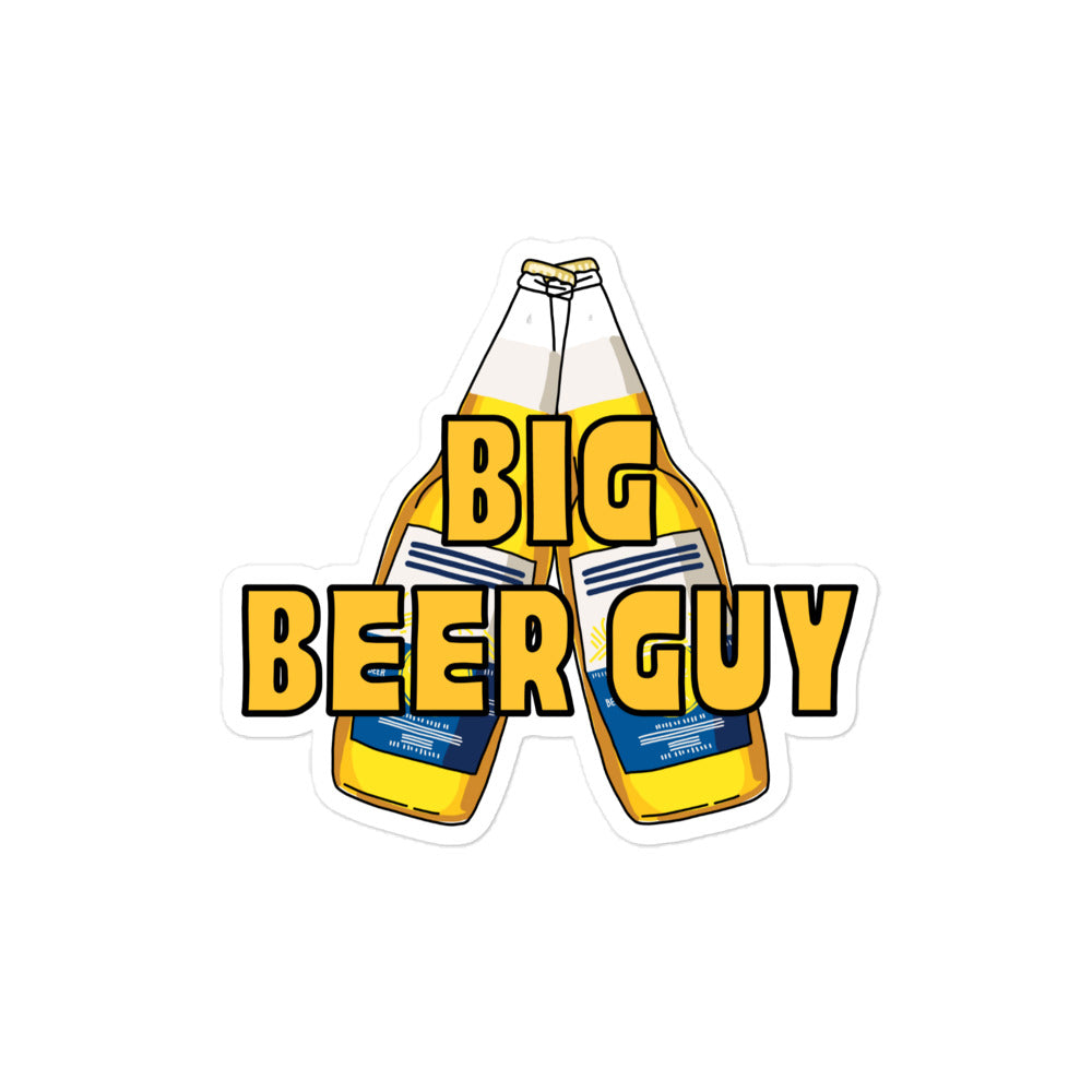 "Big Beer Guy" Classic Sticker