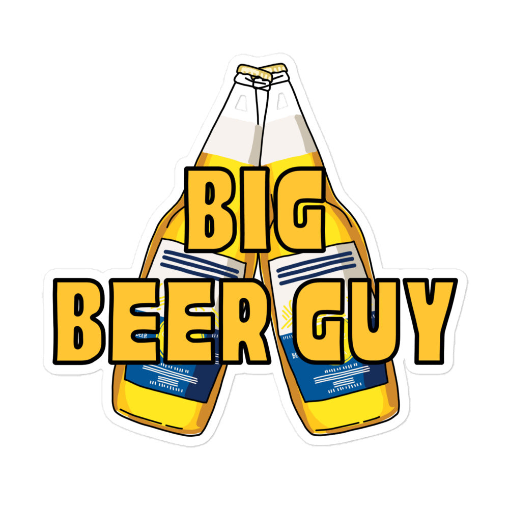 "Big Beer Guy" Classic Sticker